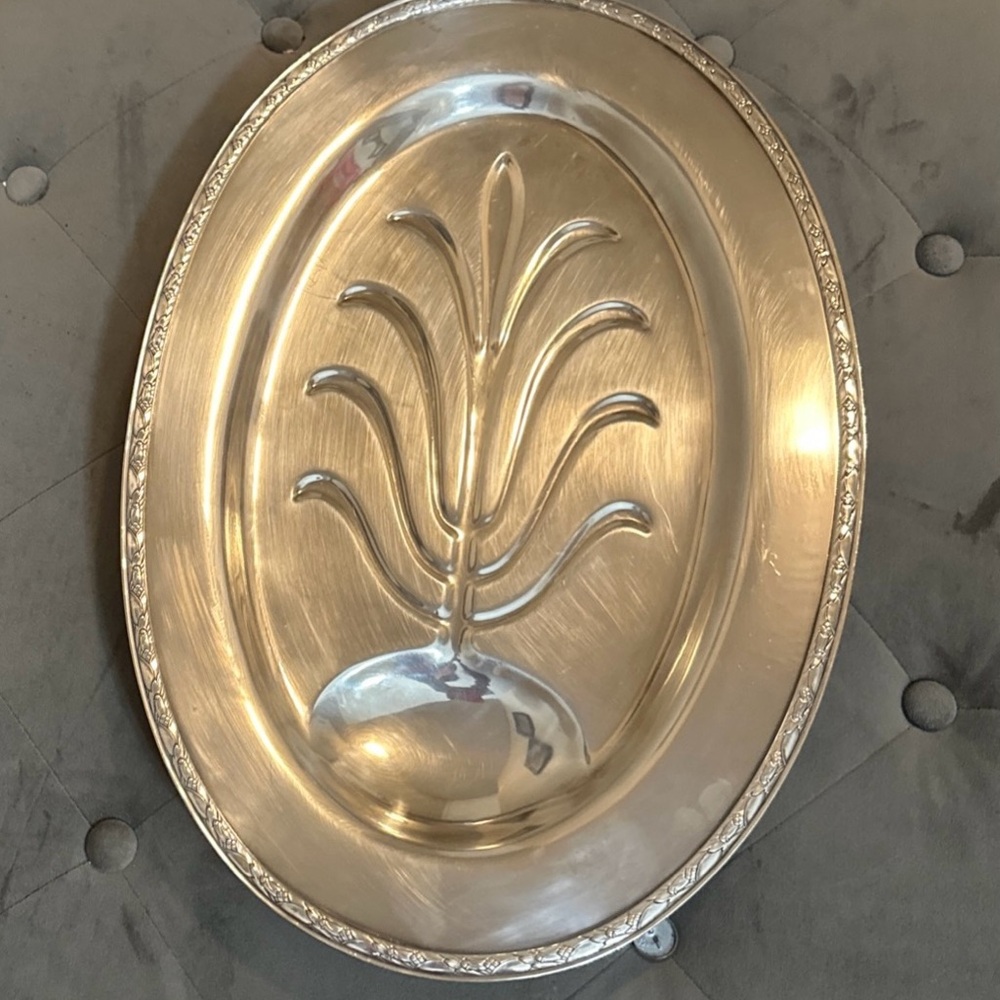 Elegant Vintage Oval Platter
